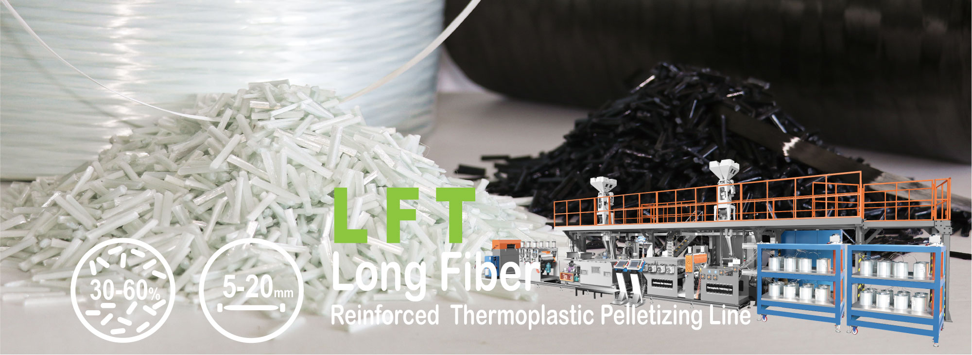 LFT-G long fiber reinforced pelletizing line