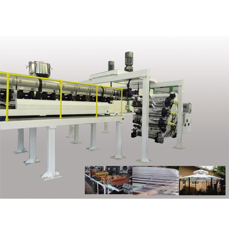 PC Corrugated sheet production line