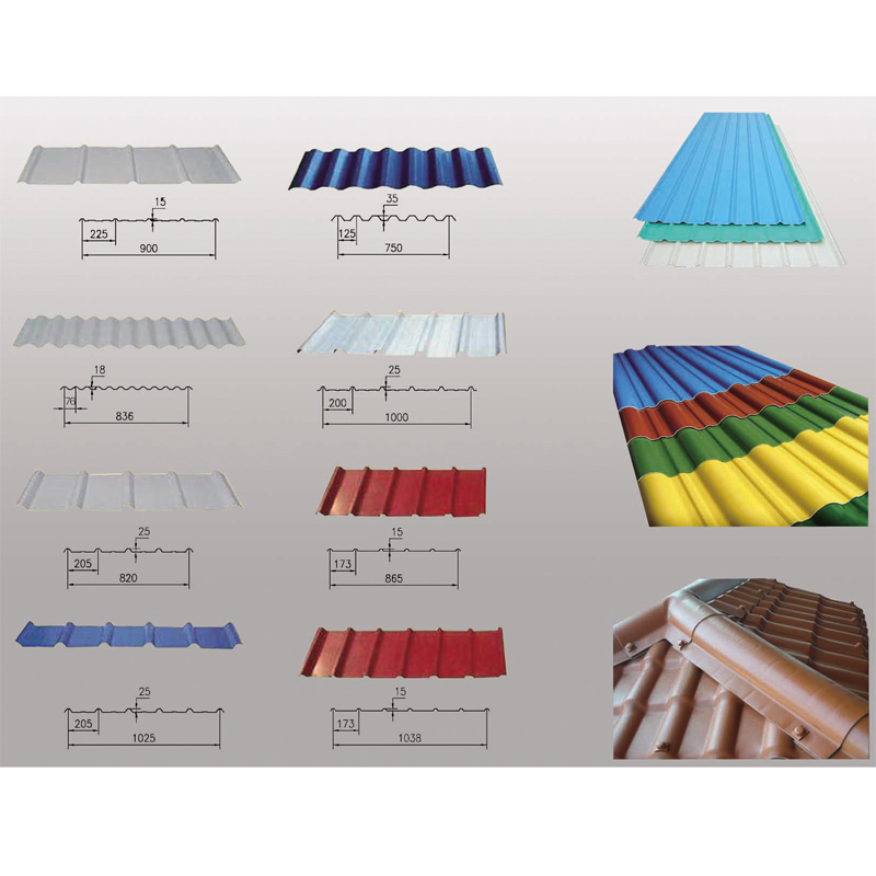 pvc corrugated roof sheet extrusion line