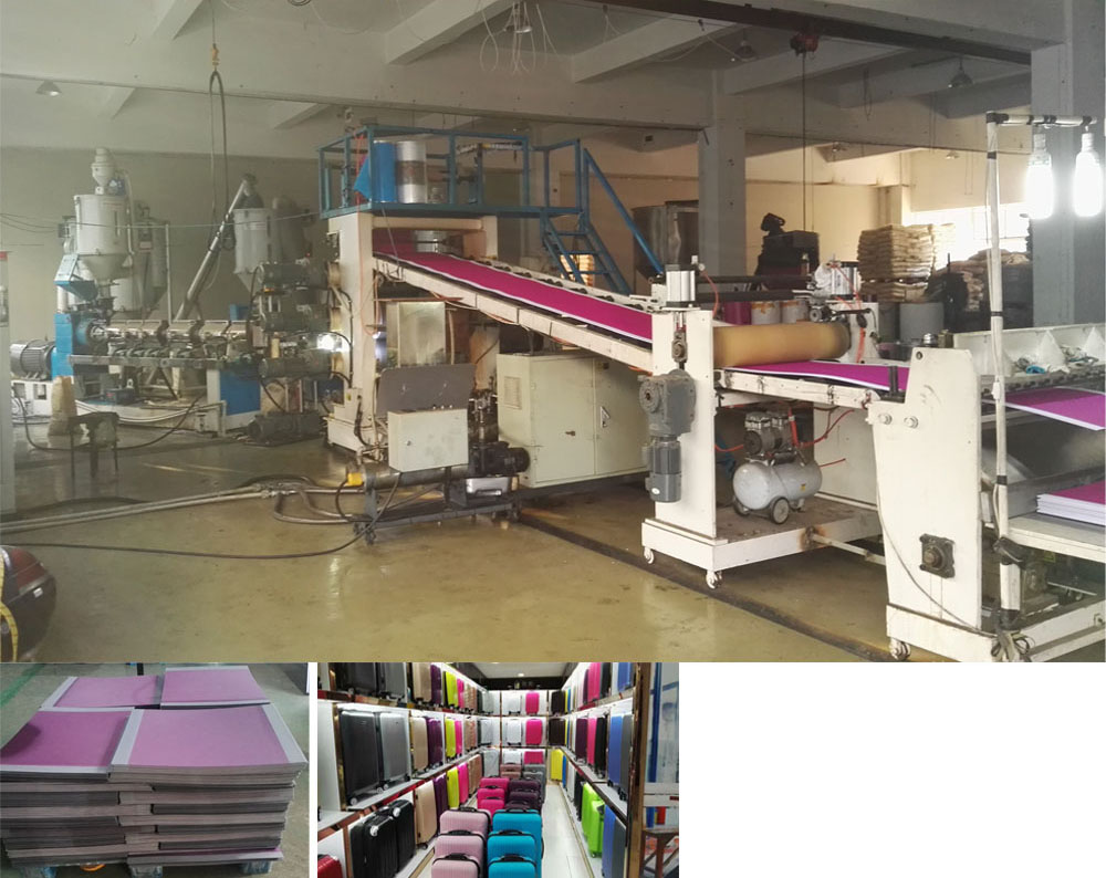 PS PC PP ABS luggage sheet extrusion line